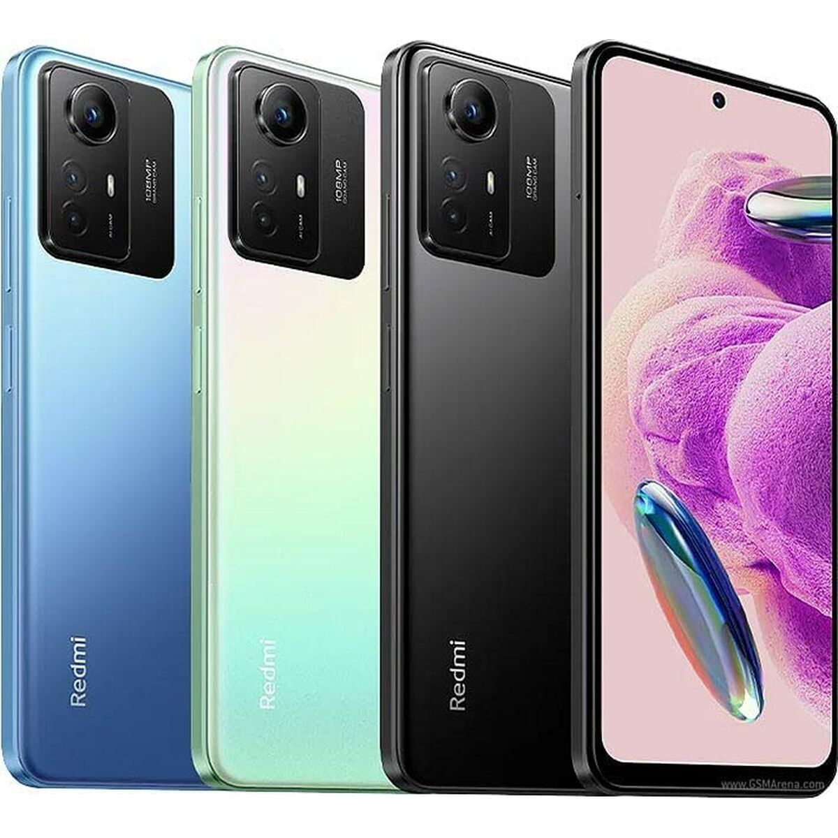 Smartphone Xiaomi Redmi Note 12S Schwarz 8 GB RAM Helio G96 6,4" 8 GB 256 GB