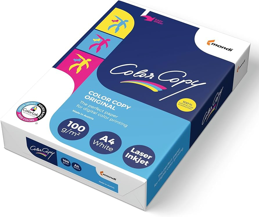 Mondi Multifunktionspapier Color Copy, weiss A4 100g - 500 Blatt