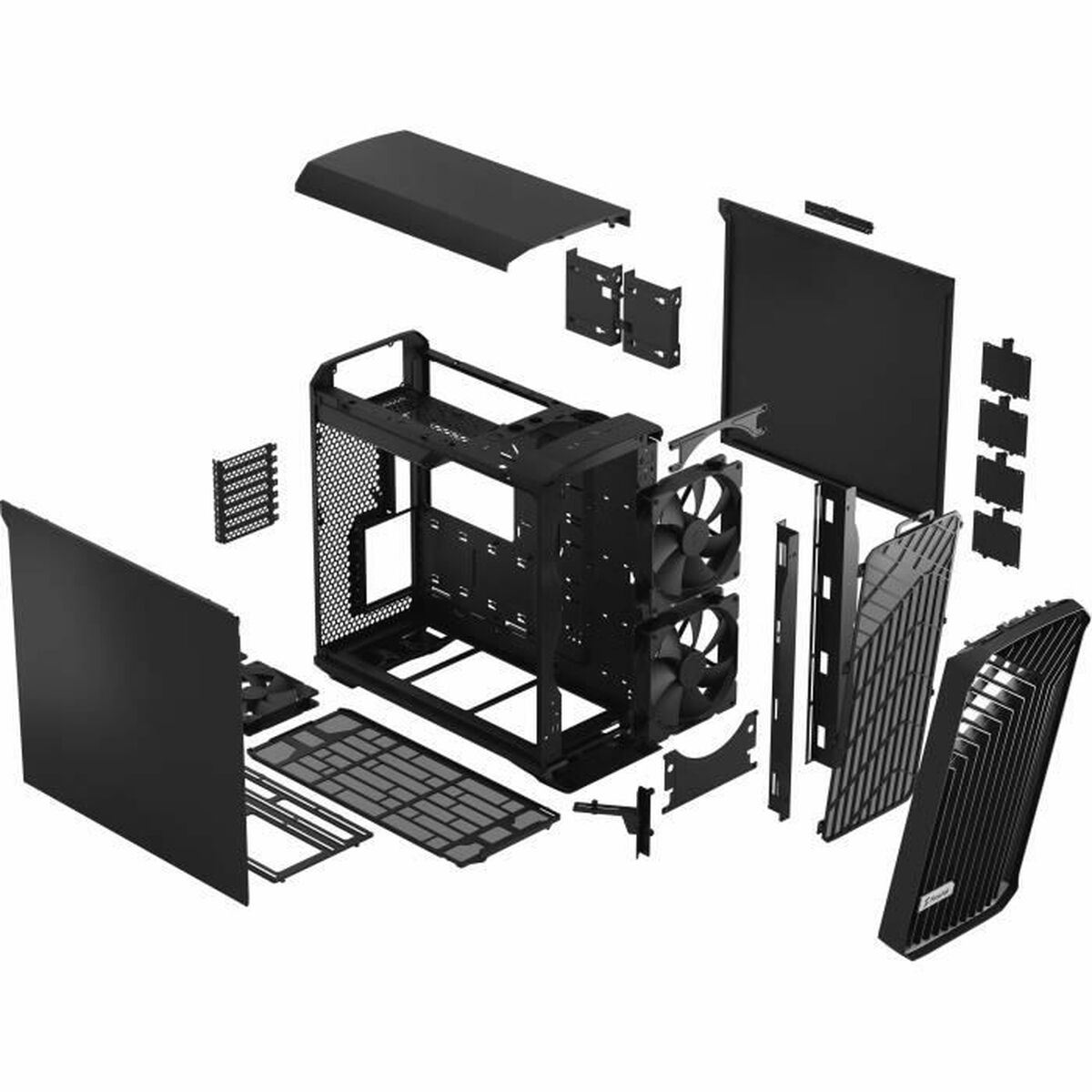 ATX Semi-Tower Gehäuse Fractal Torrent Schwarz