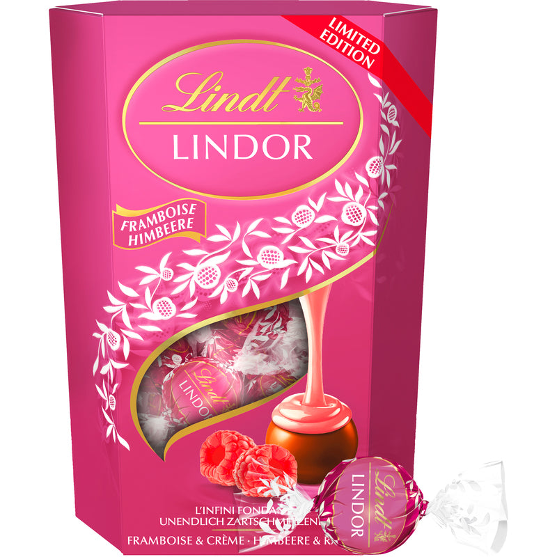 Lindt Lindor Kugeln Himbeere & Rahm , 200g