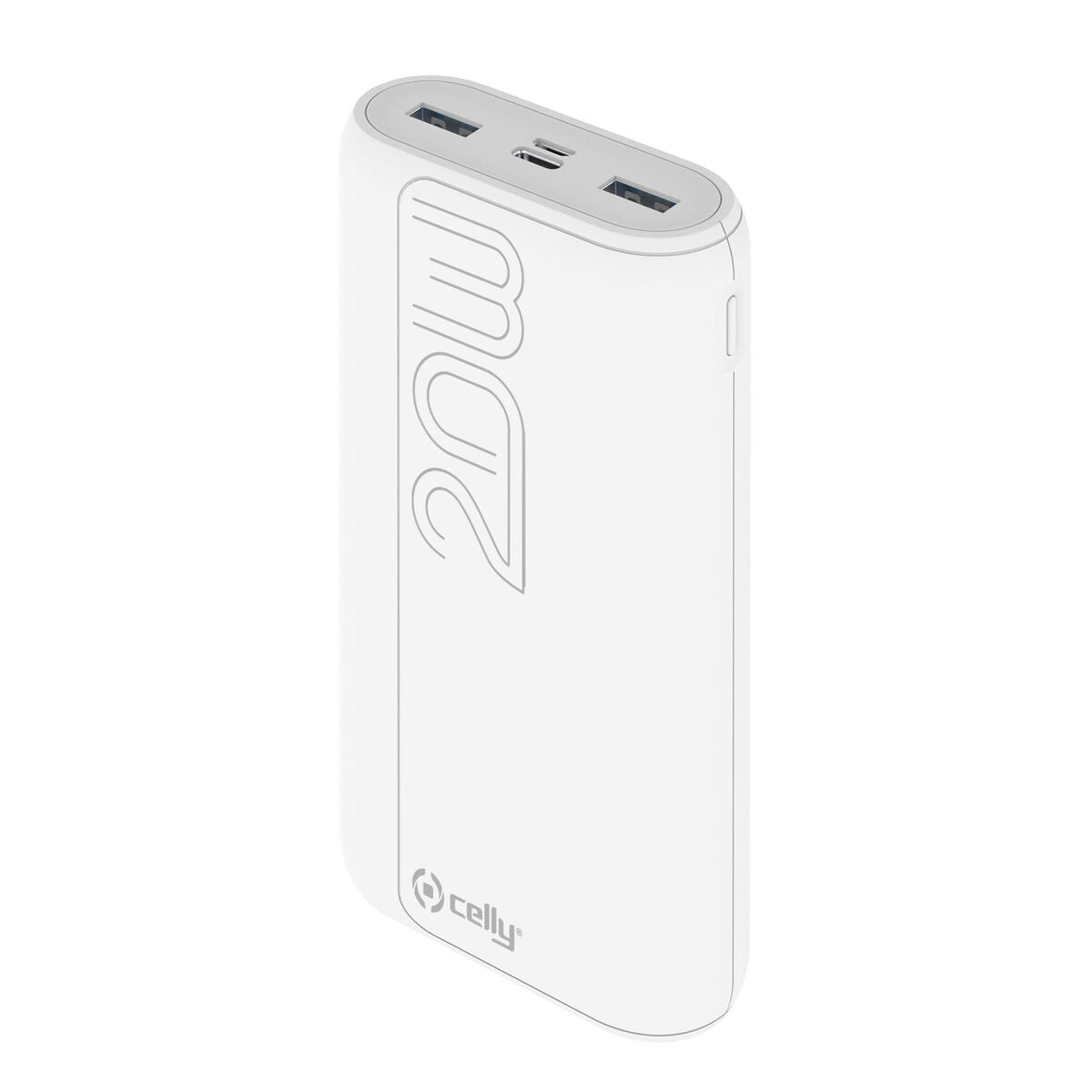 Powerbank Celly PBPD20000EVOWH Weiß