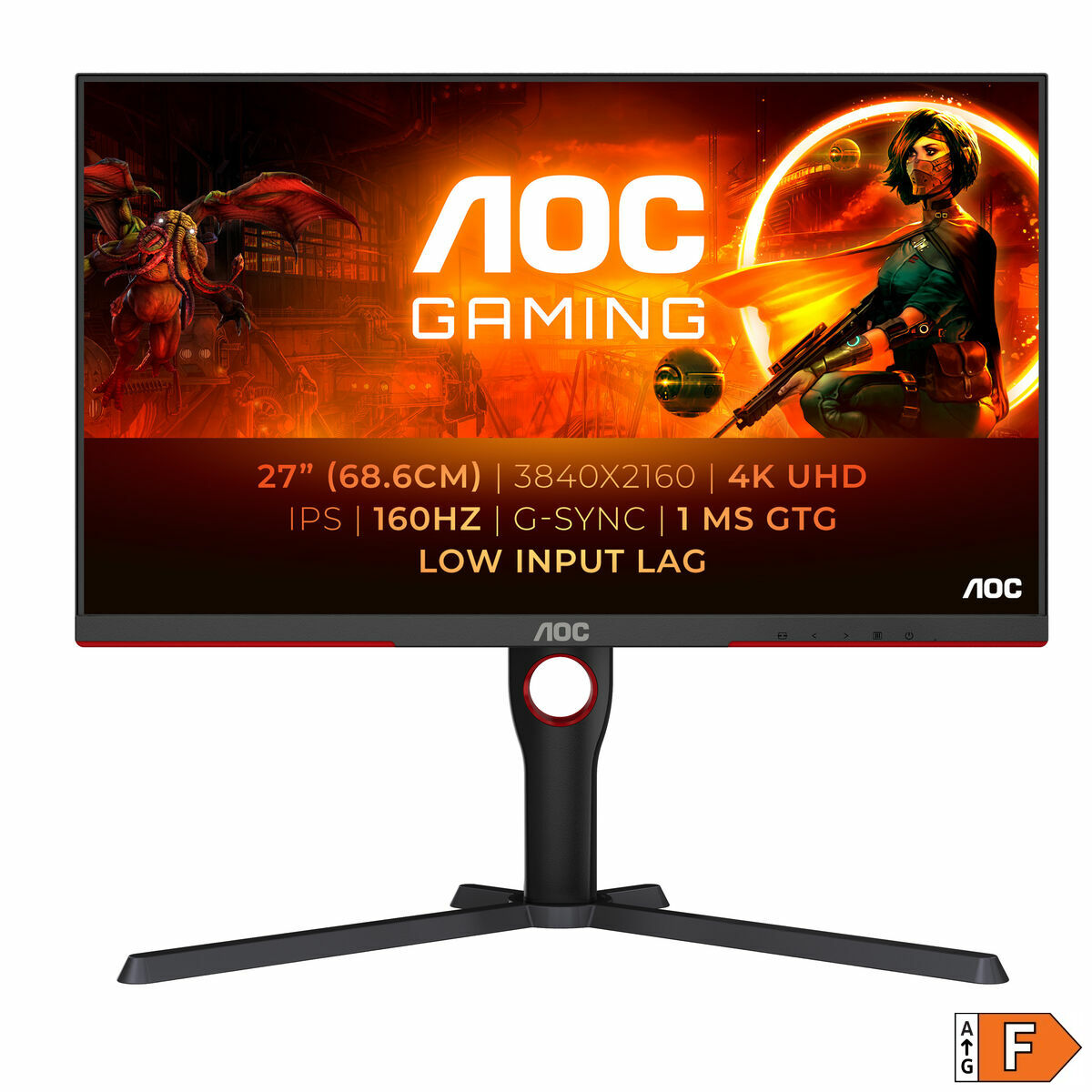 Gaming-Monitor AOC U27G3X/BK 4K Ultra HD 27" 160 Hz/s