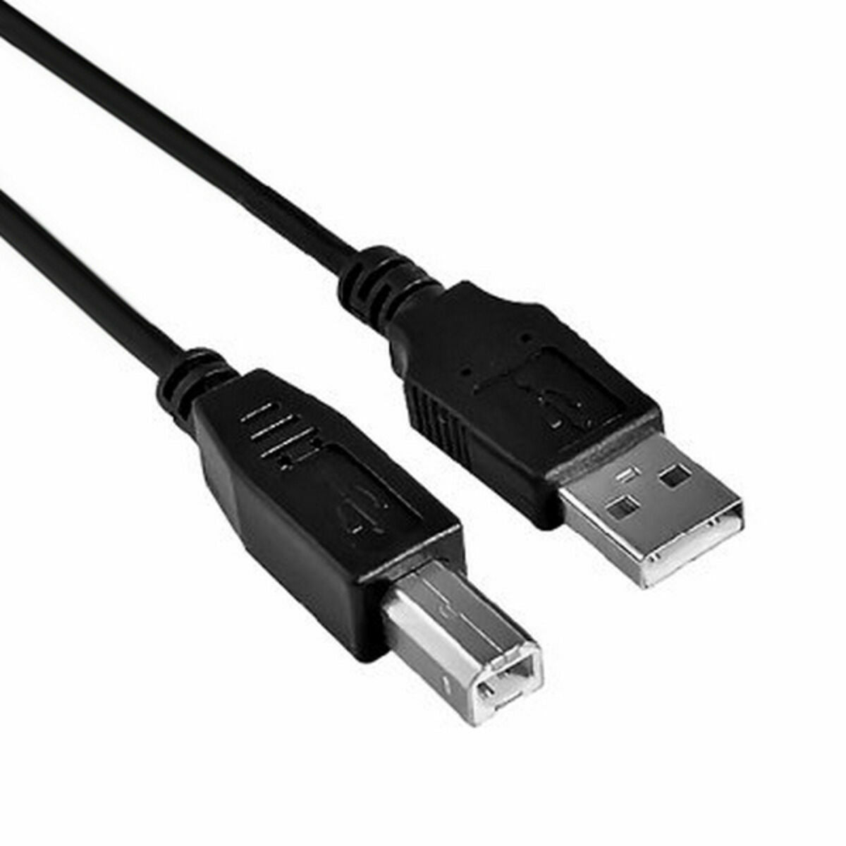 USB A zu USB-B-Kabel NANOCABLE CABLE USB 2.0 IMPRESORA, TIPO A/M-B/M, NEGRO, 3.0 M 3 m Schwarz