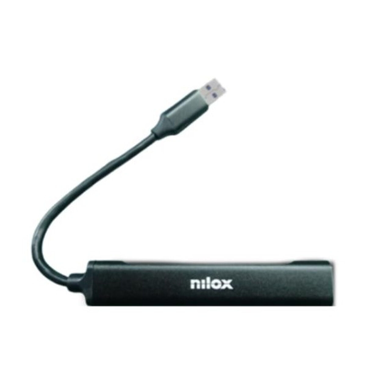 4-Port USB Hub Nilox NXHUB401 Schwarz