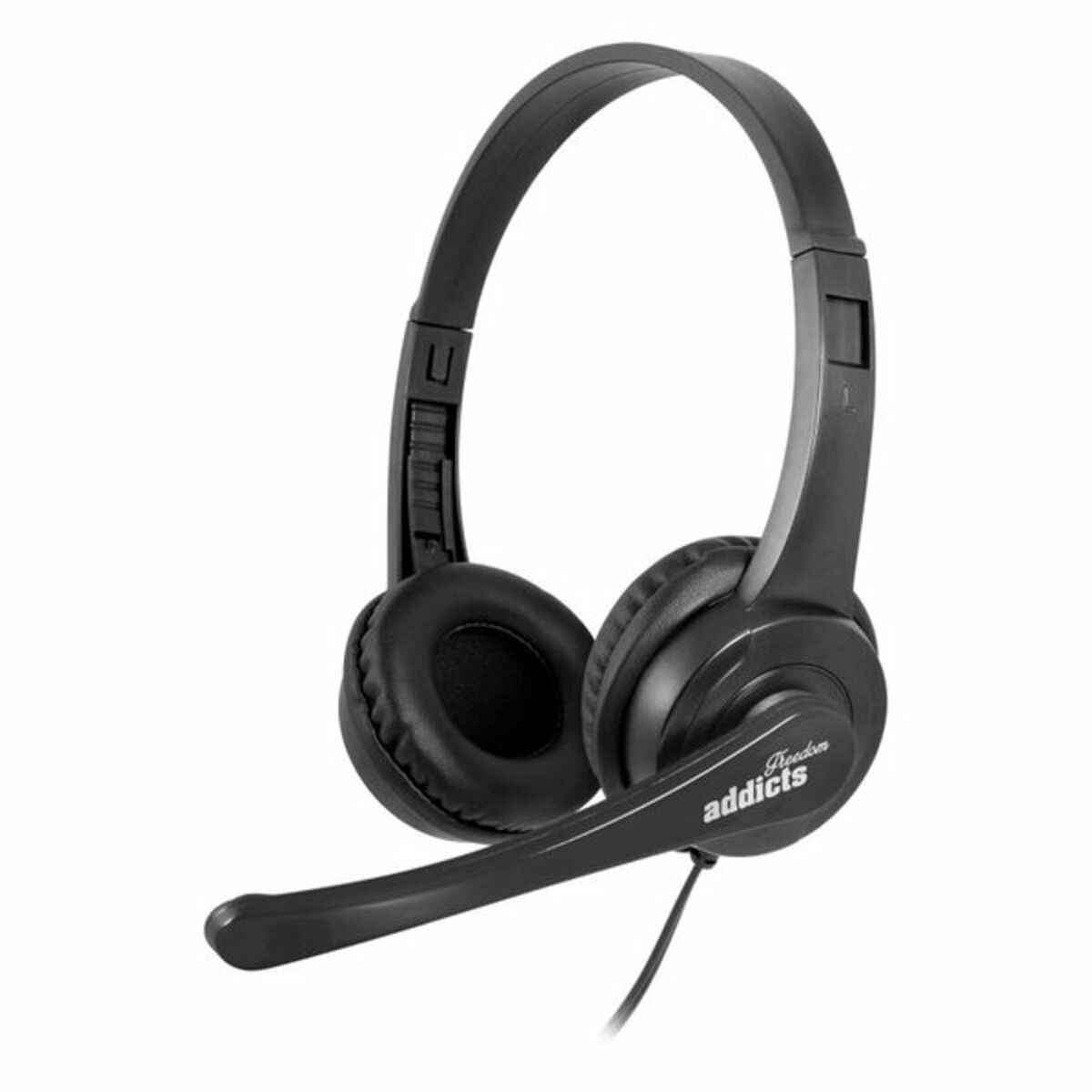 Kopfhörer mit Mikrofon NGS VOX505 USB 32 Ohm Schwarz