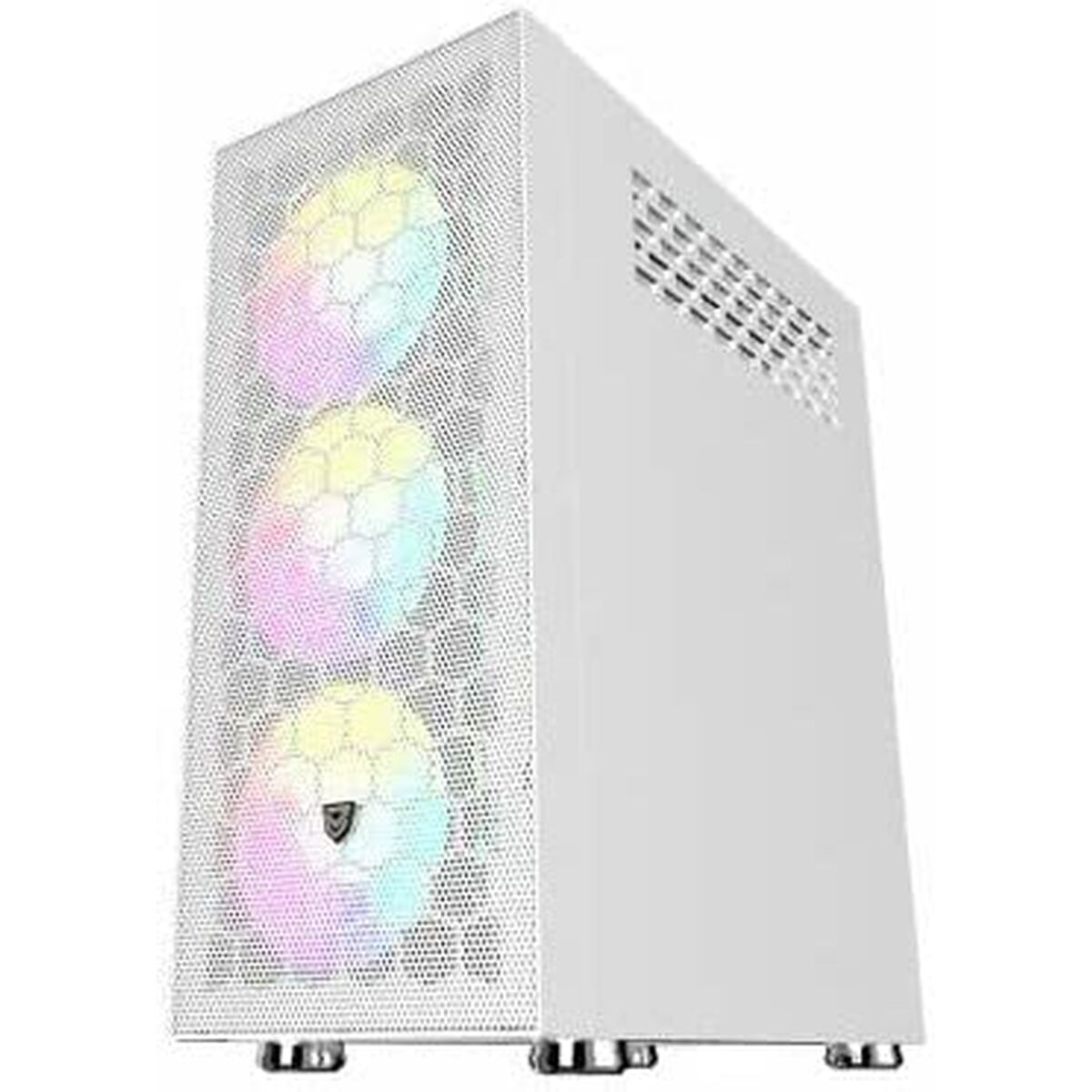 ATX Semi-Tower Gehäuse Nfortec Aqueronte Weiß Schwarz