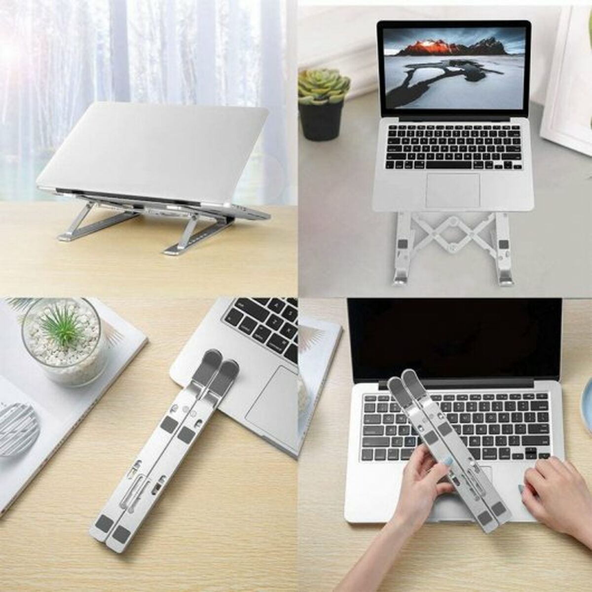 Zusammenklappbarer und verstellbarer Laptop-Ständer Nueboo