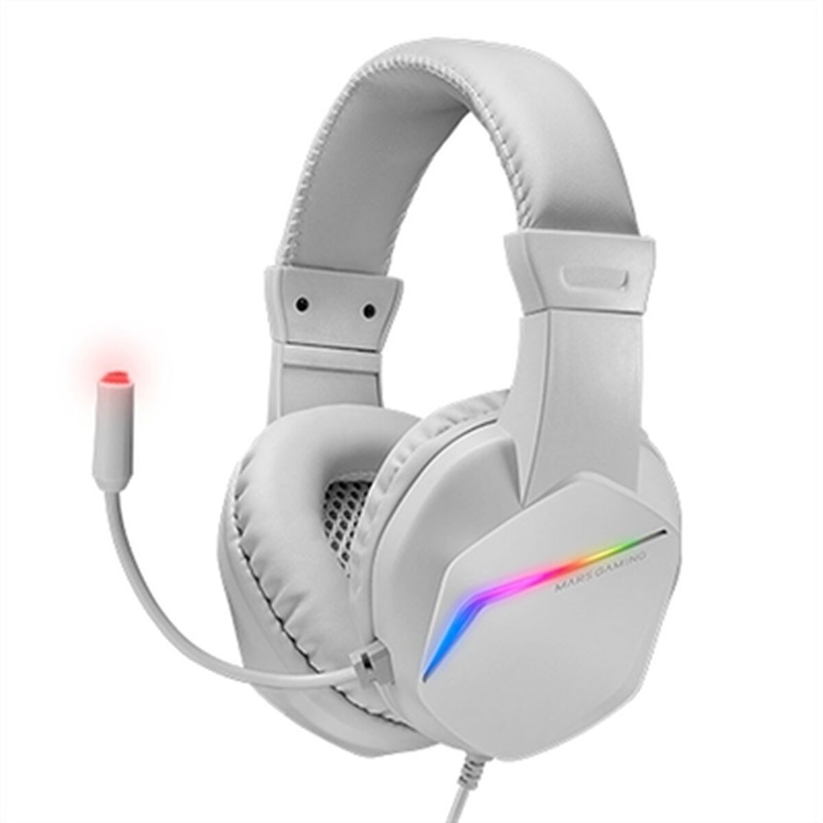 Gaming-Kopfhörer mit Mikrofon Mars Gaming MH122W Weiß