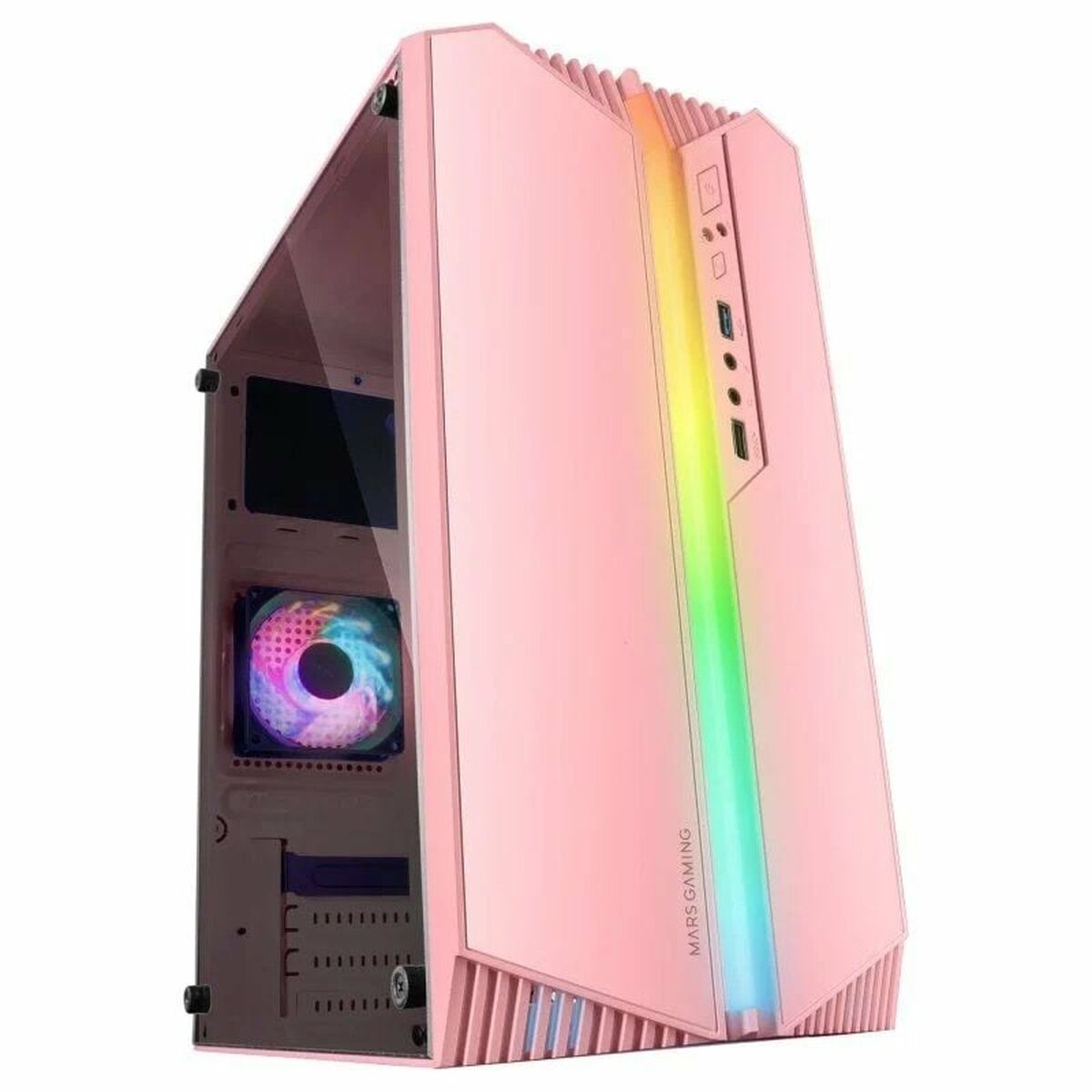 ATX Semi-Tower Gehäuse Mars Gaming MC-S1 Schwarz Rosa