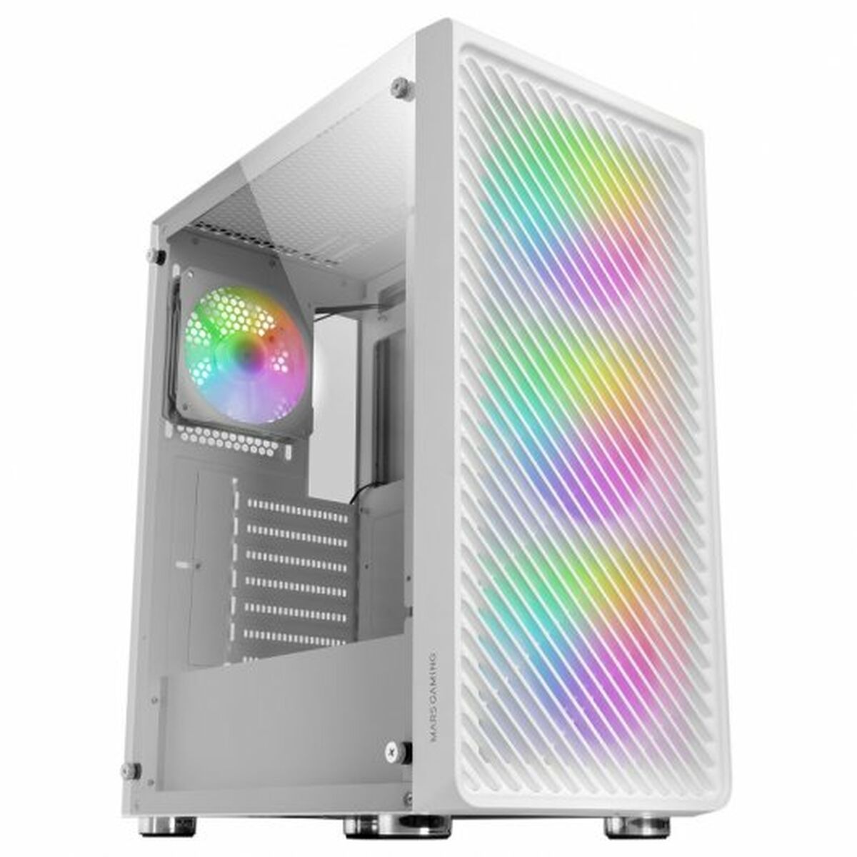 ATX Semi-Tower Gehäuse Mars Gaming MCFW Weiß