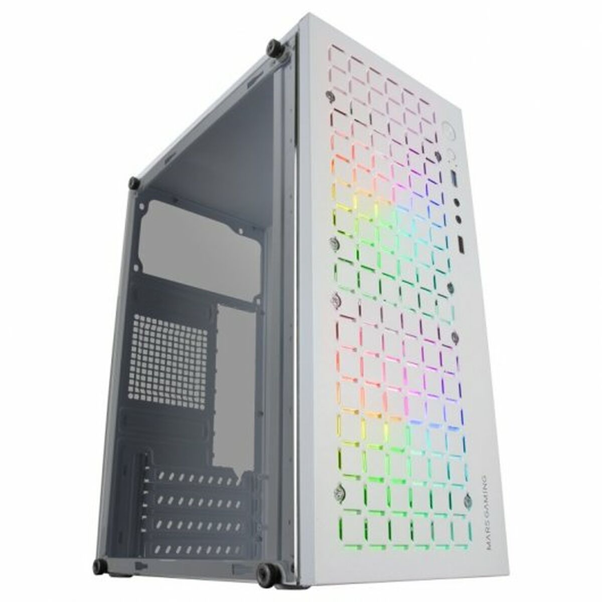 ATX Semi-Tower Gehäuse Mars Gaming MCCOREW Weiß Schwarz