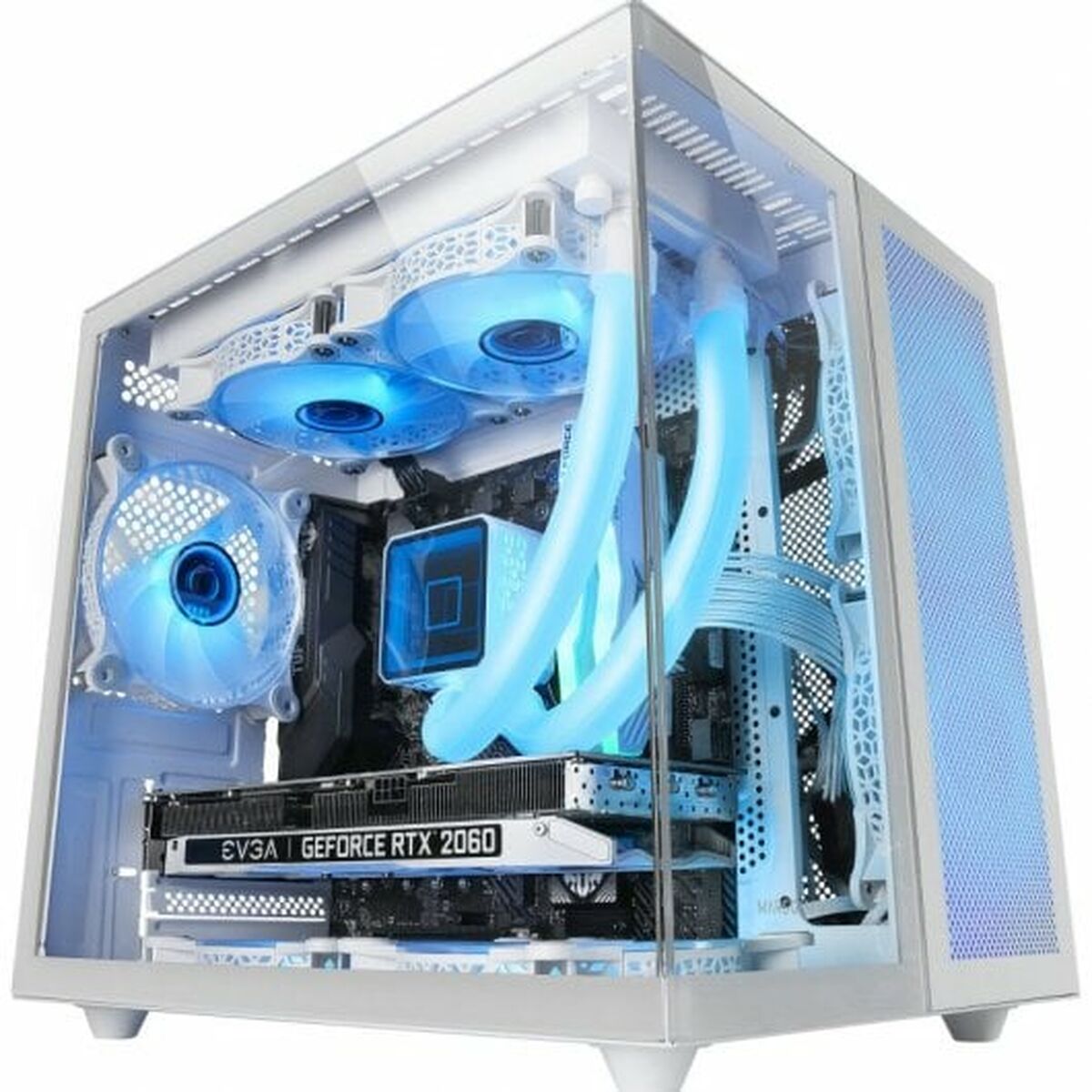 ATX Semi-Tower Gehäuse Mars Gaming MCNOVAMW Weiß