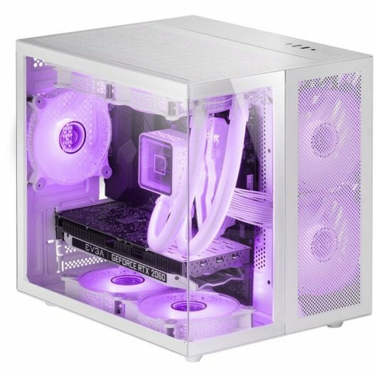 ATX Semi-Tower Gehäuse Mars Gaming MCNOVAMW Weiß