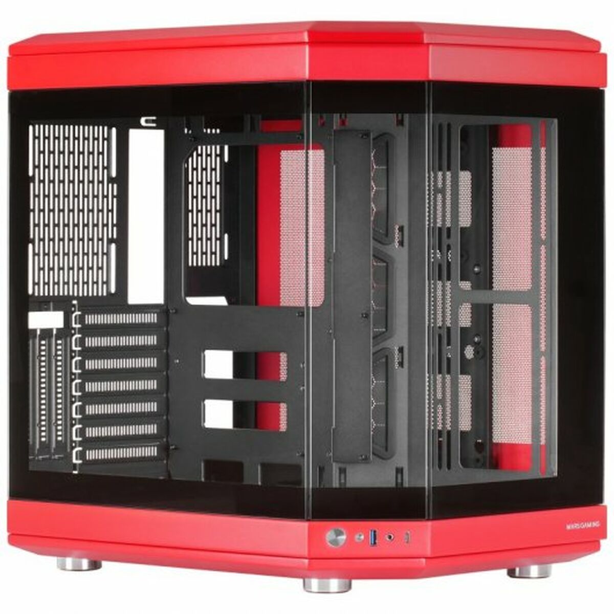 ATX Semi-Tower Gehäuse Mars Gaming Rot