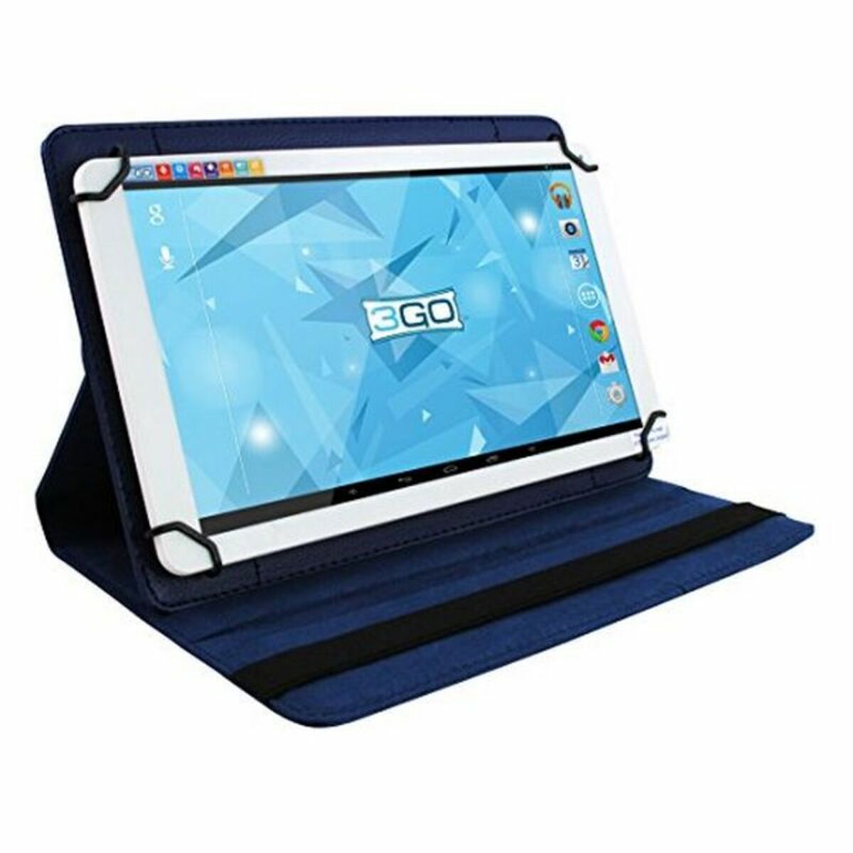 Universal Drehbare Lederhülle für Tablets 3GO CSGT24 7" Blau