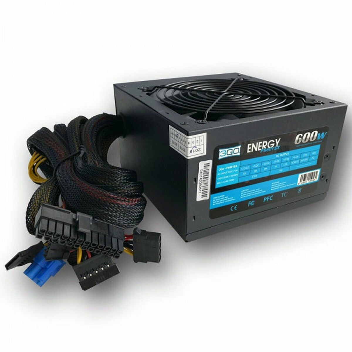 Stromquelle 3GO PS601SX ATX 600 W RoHS CE 600W
