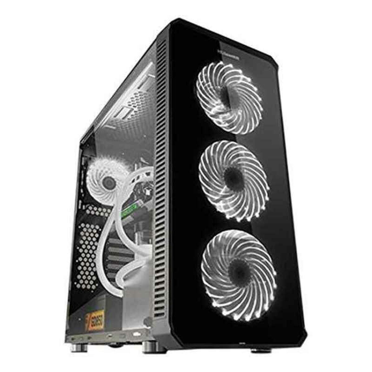 ATX Semi-Tower Gehäuse Nox HUMMER TGX RGB Schwarz
