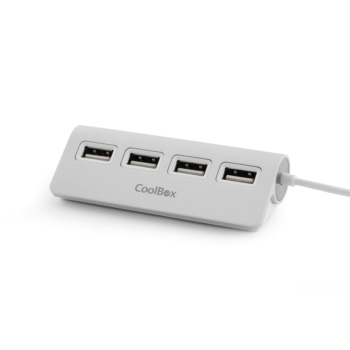 Hub USB CoolBox COO-HU4ALU2 Silberfarben