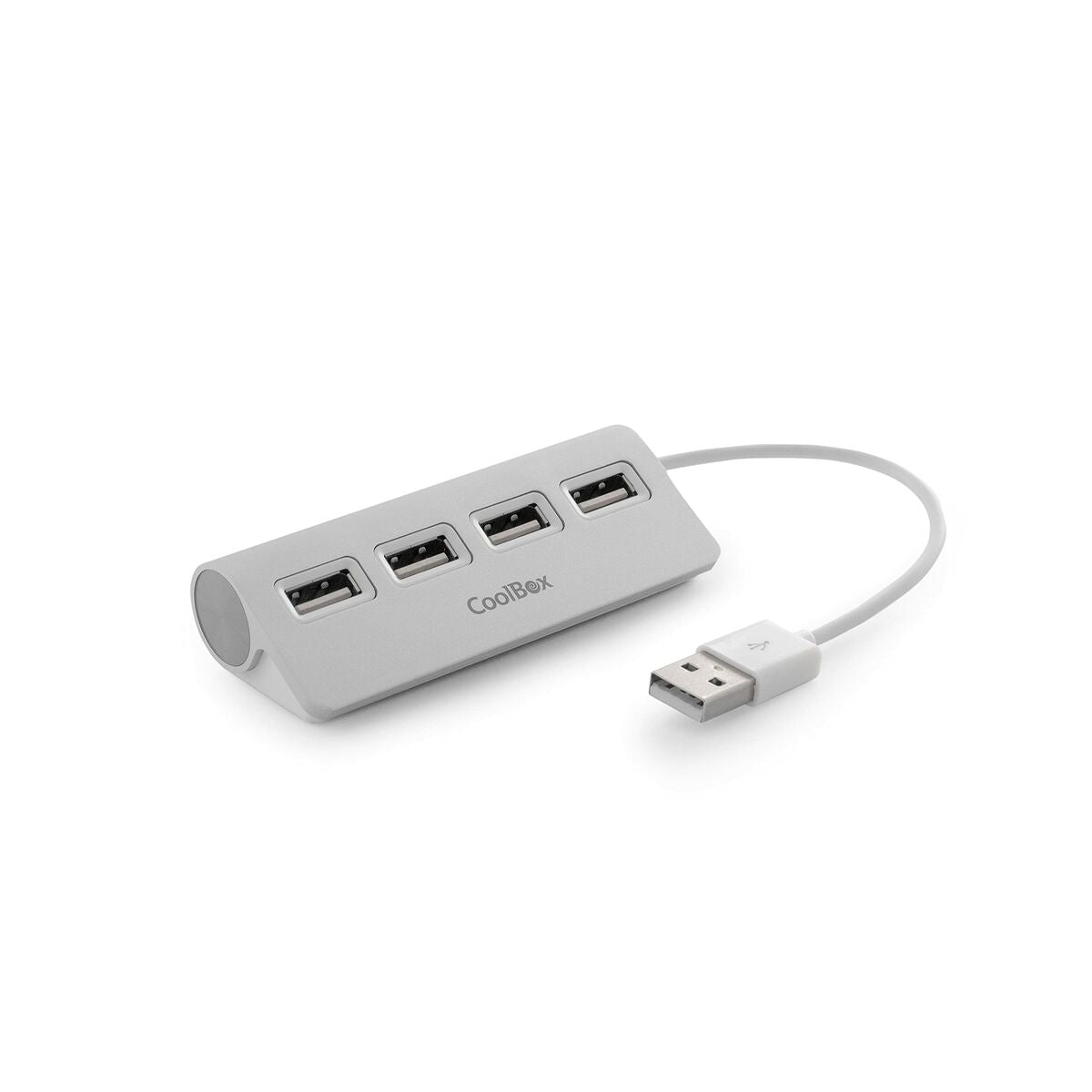 Hub USB CoolBox COO-HU4ALU2 Silberfarben