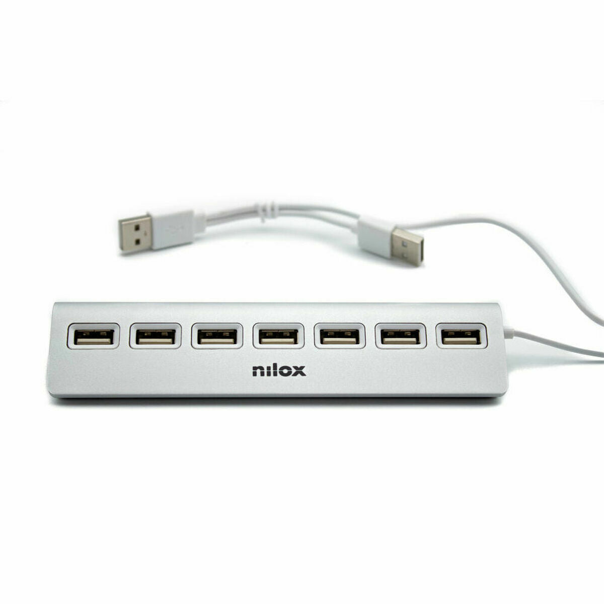 Hub USB Nilox NXHU7ALU2 Grau