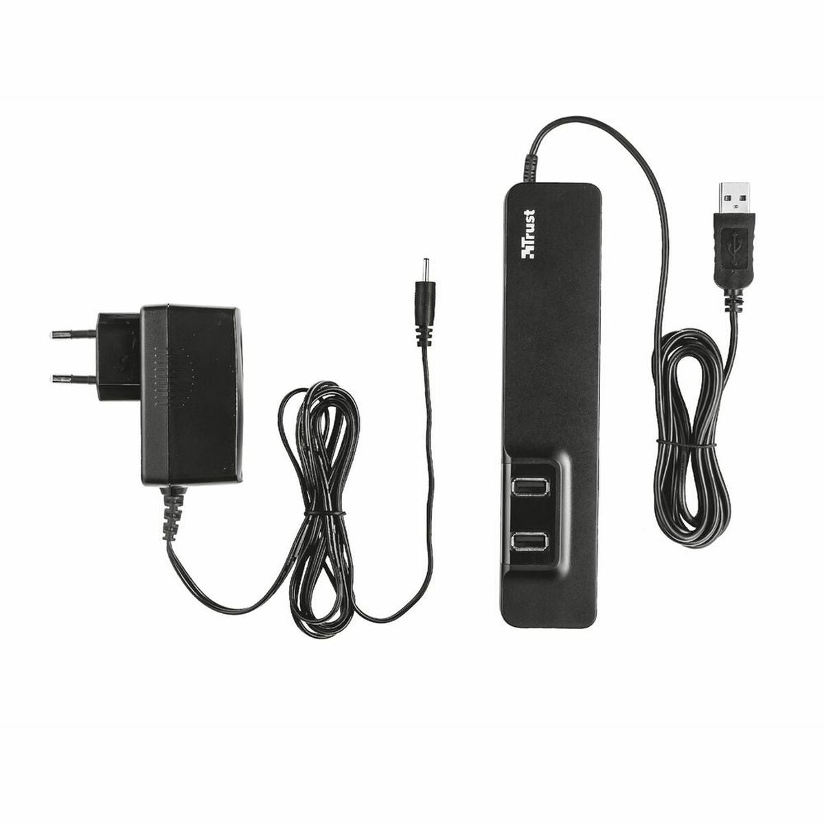 Hub USB Trust Oila Schwarz 3600 W