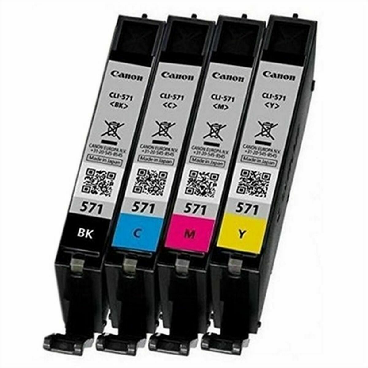 Original Tintenpatrone Canon CLI-571 Multipack Grau (4 Stück)