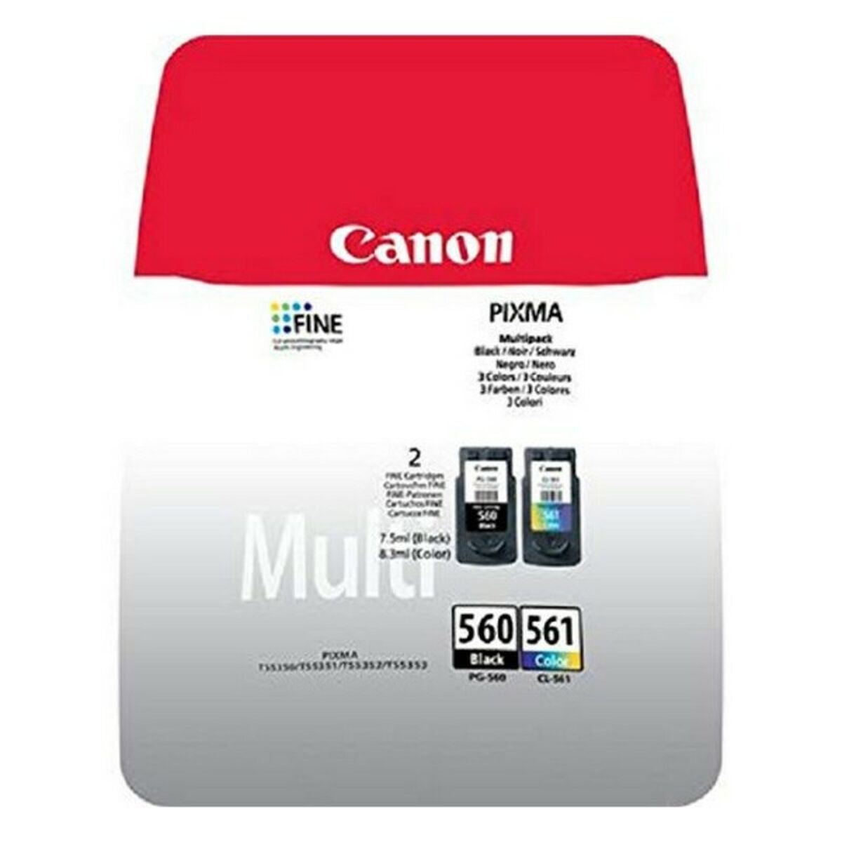 Original Tintenpatrone Canon 3713C006 Bunt (2 pcs)