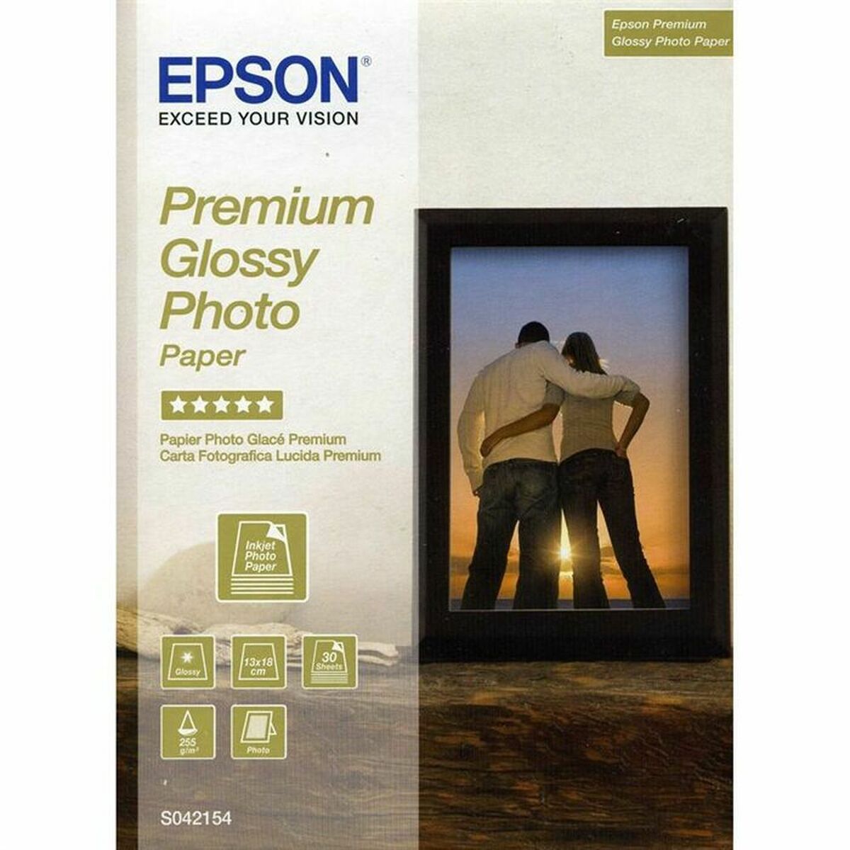Original Tintenpatrone Epson Weiß