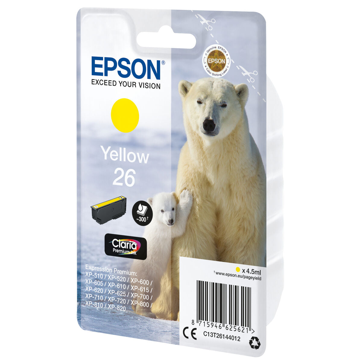 Original Tintenpatrone Epson 26 Gelb