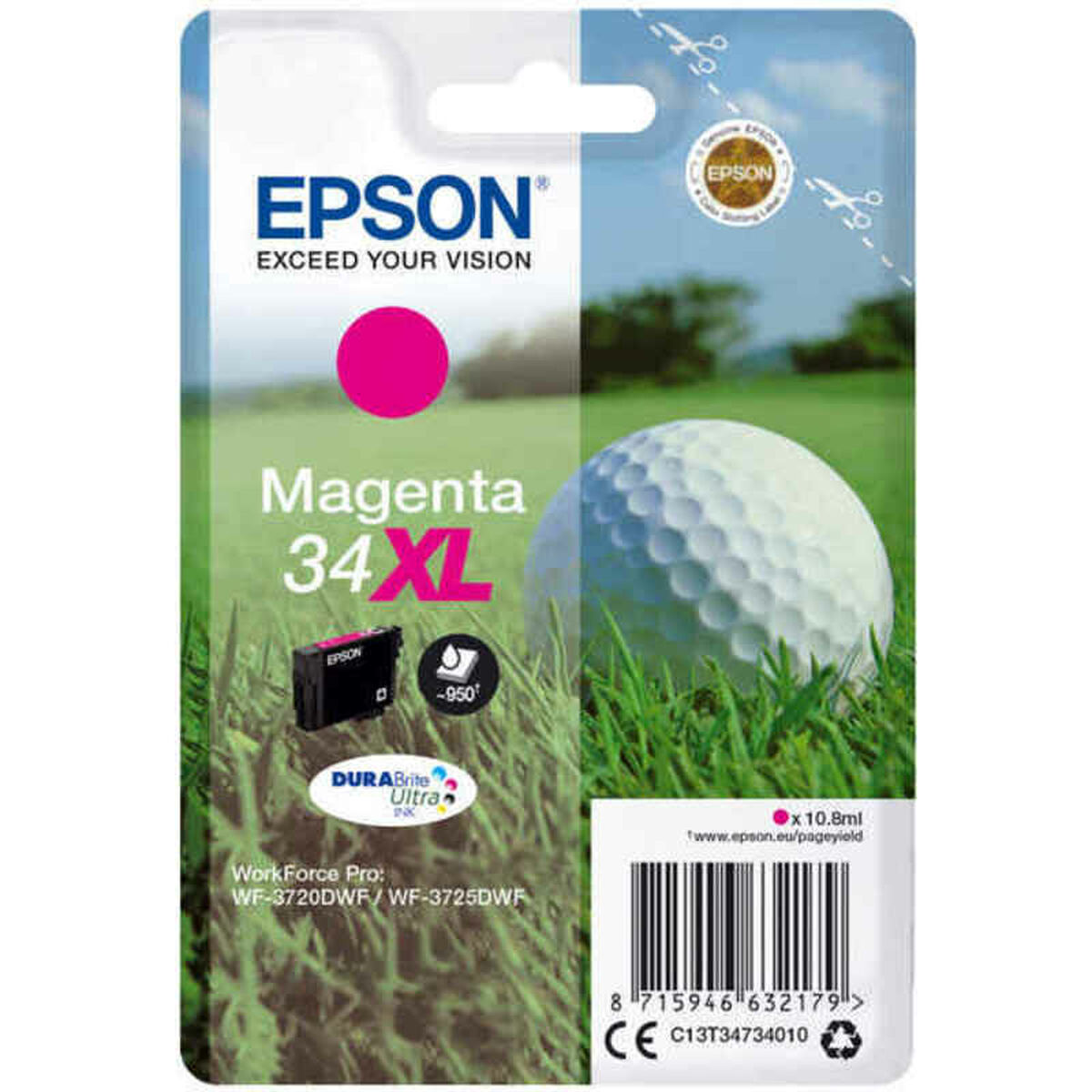 Original Tintenpatrone Epson C13T34734010 Magenta