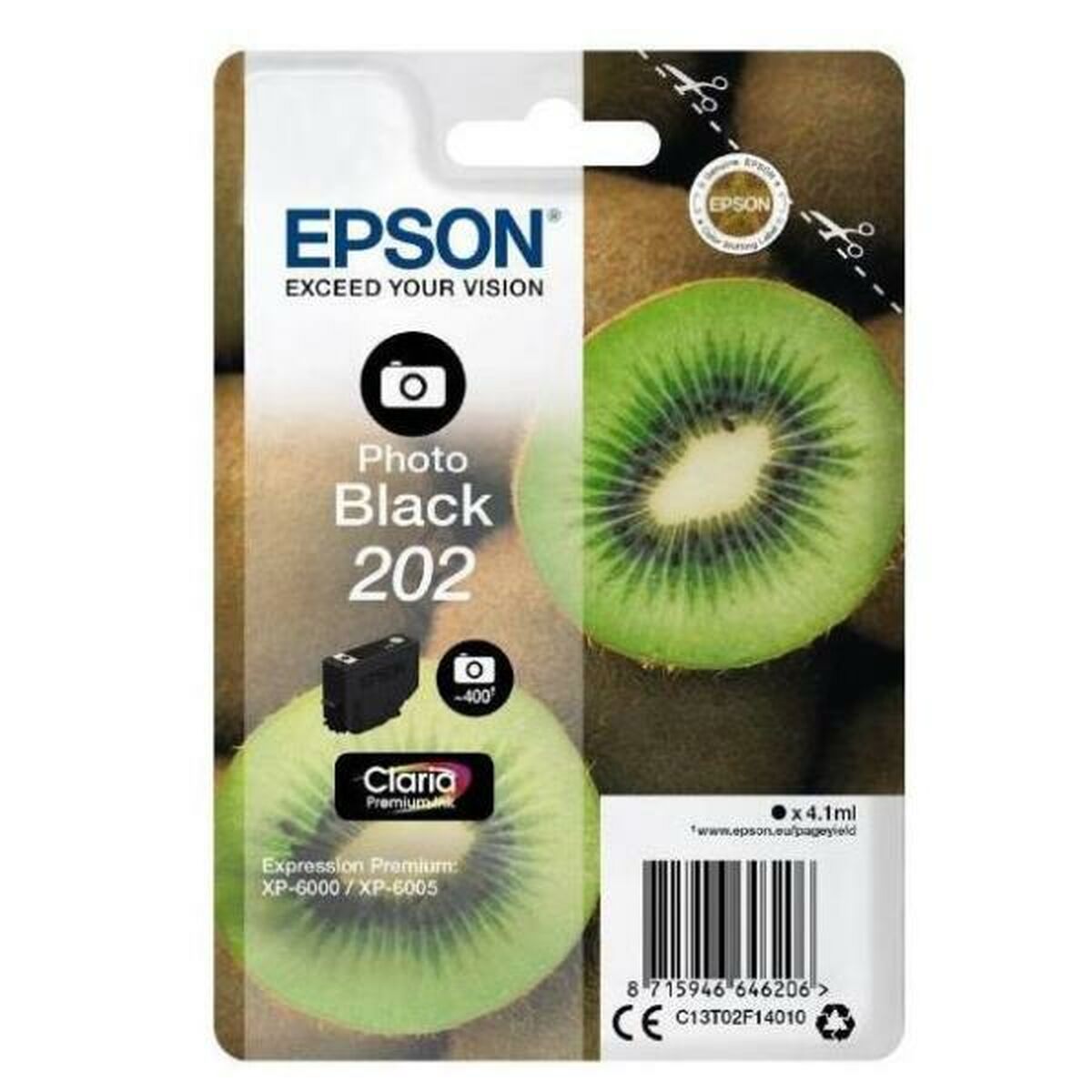Original Tintenpatrone Epson C13T02F14020 Schwarz