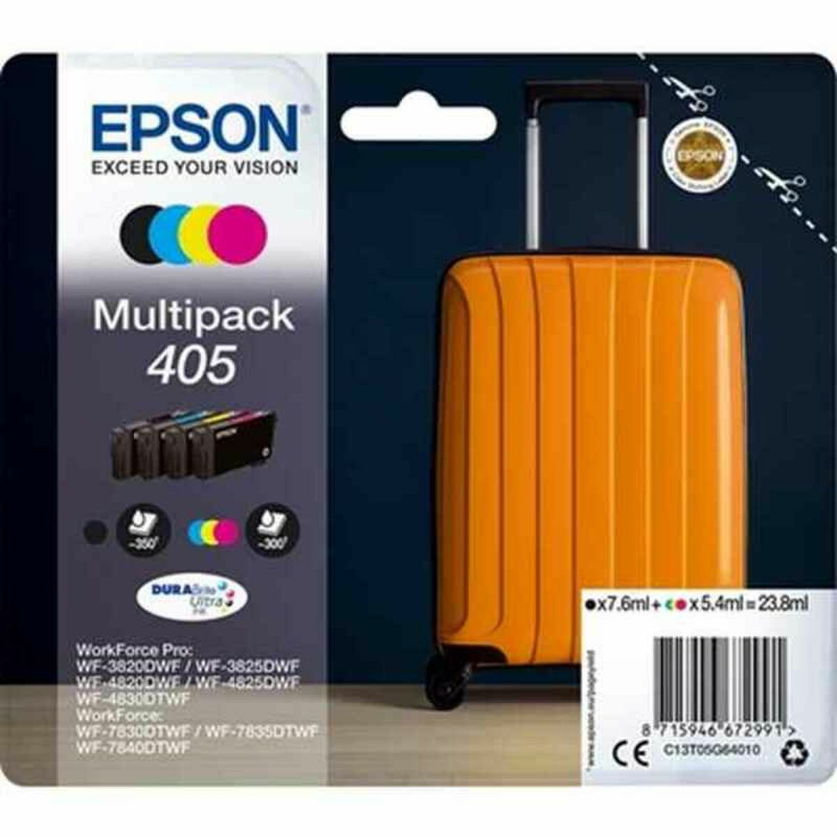 Recycelte Tintenpatrone Epson C13T05G64010 Bunt