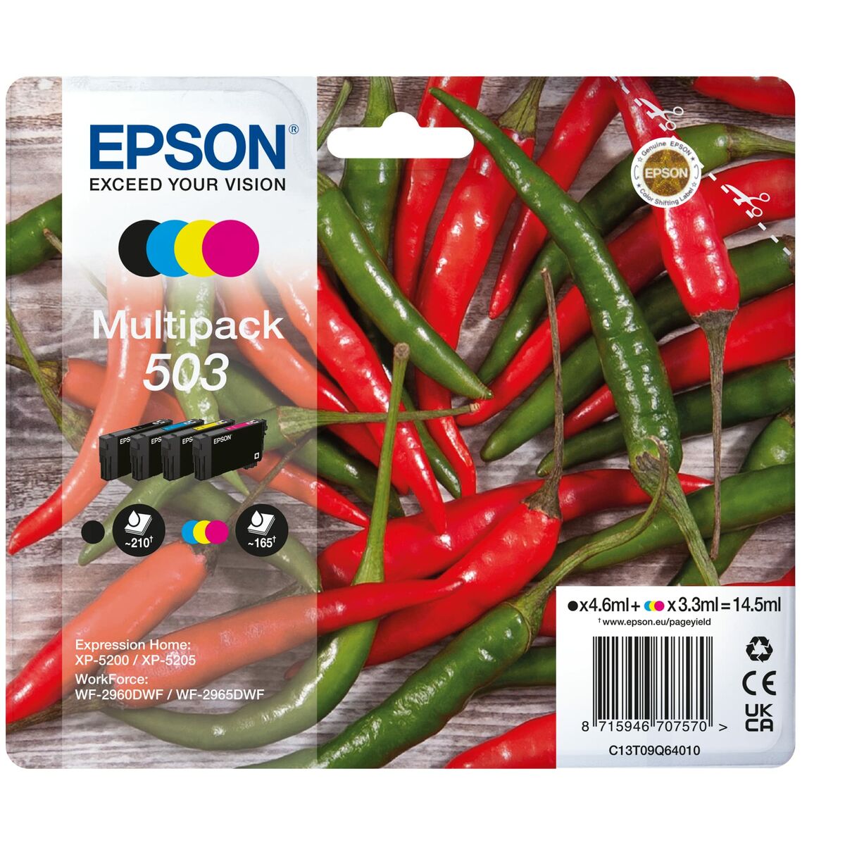 Original Tintenpatrone Epson C13T09Q64020 Bunt