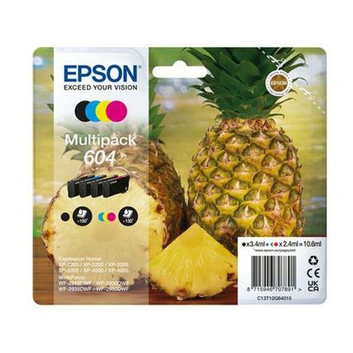 Original Tintenpatrone Epson 604 Schwarz Bunt