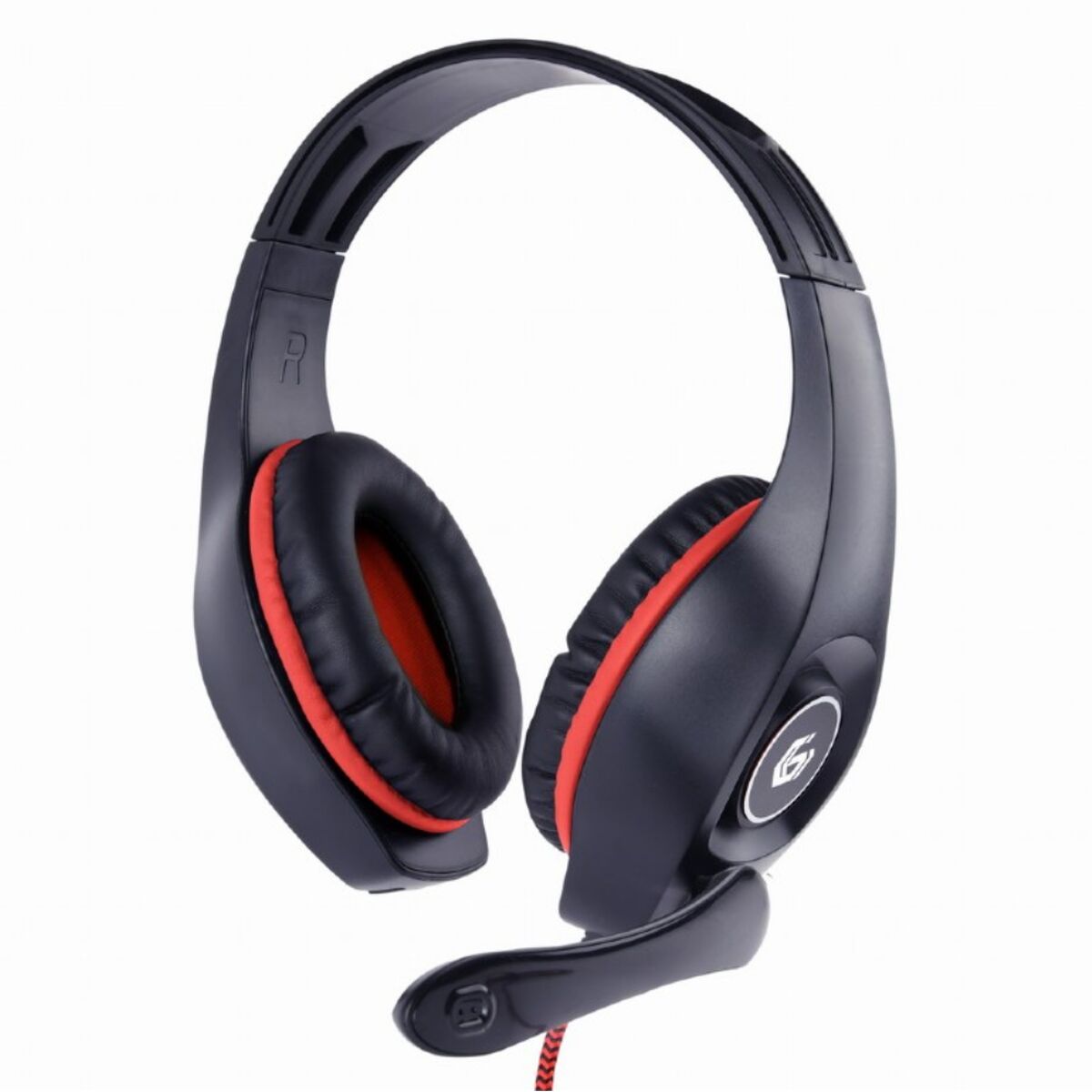 Kopfhörer mit Mikrofon GEMBIRD GHS-05-R Rot