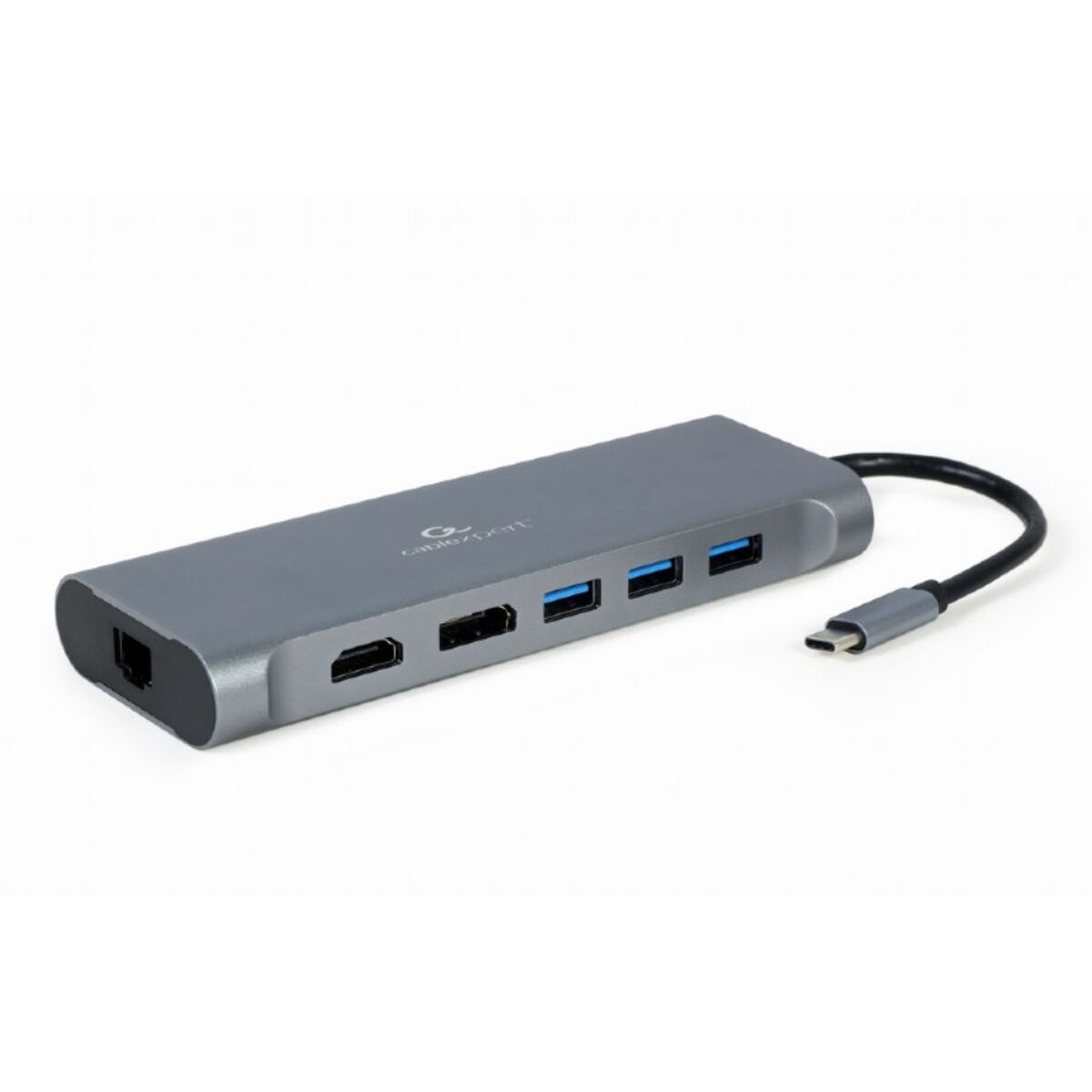 Hub USB GEMBIRD A-CM-COMBO8-01 Grau