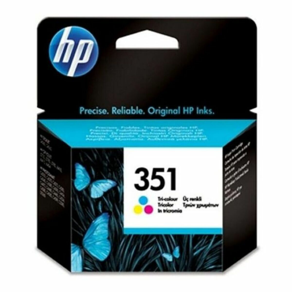Original Tintenpatrone HP CB335EE Schwarz Zyanblau/Magenta/Gelb