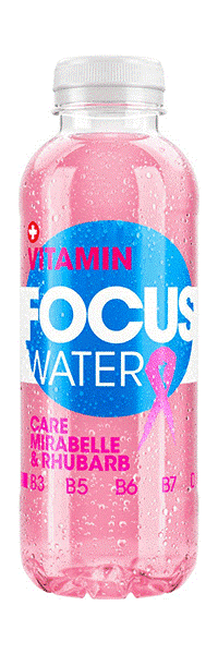 Focus - Water Care Mirabelle & Rhabarber , 50 cl, 12 Stück