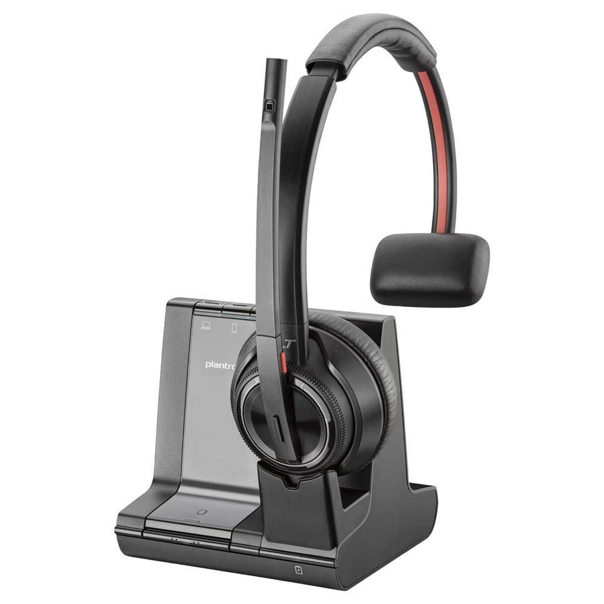 Kopfhörer mit Mikrofon Poly Savi 8210 Uc Schwarz