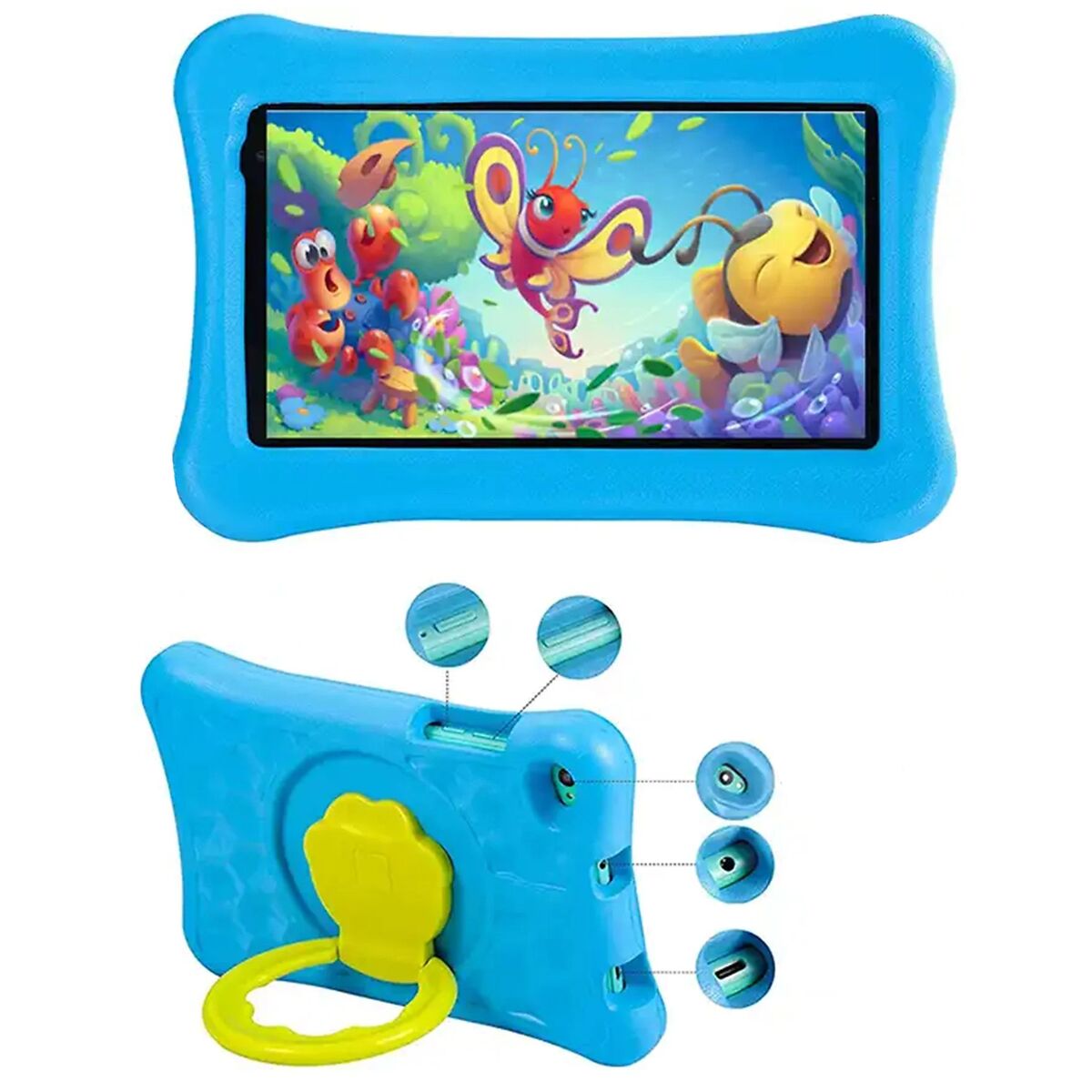 Interaktives Tablett für Kinder K714 Blau 32 GB 2 GB RAM 7"