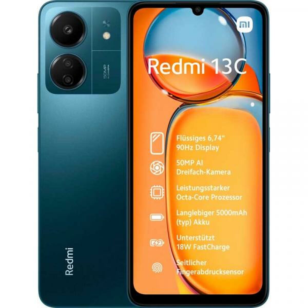 Smartphone Xiaomi Redmi 13 C 6,74" 8 GB RAM 256 GB Blau