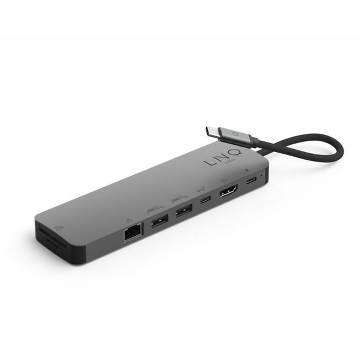 Hub USB Linq Byelements LQ48020 Schwarz