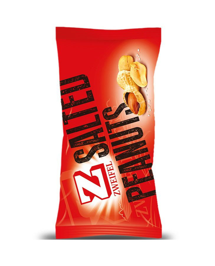 Zweifel Erdnüsse , gesalzen, 50 g, 18 Stück