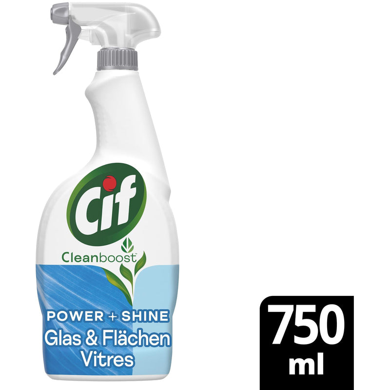 CIF - Glas & Oberflächenreiniger - Power + Shine , 0.75 l