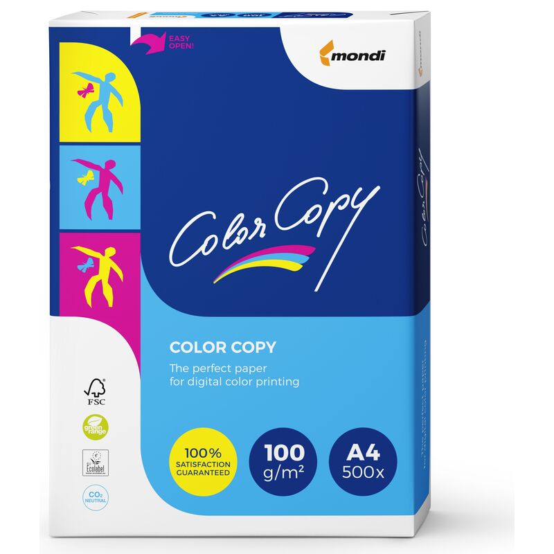 Mondi Multifunktionspapier Color Copy, weiss A4 100g - 500 Blatt