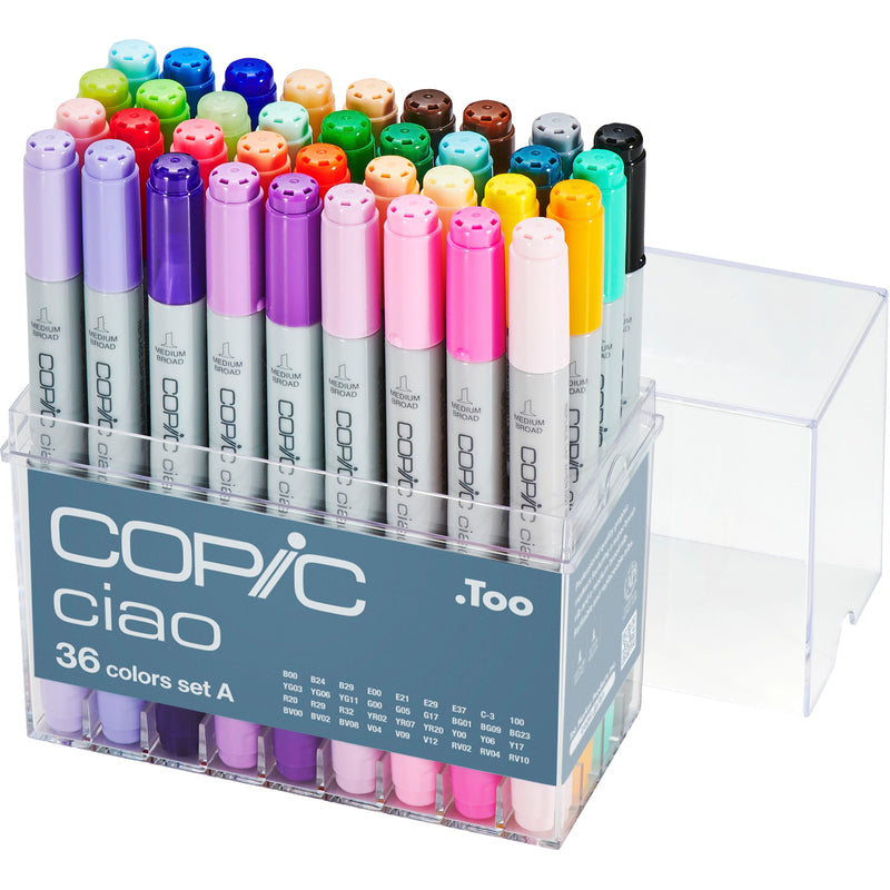 Copic Marker Ciao Set A , 36 Stück, assortiert