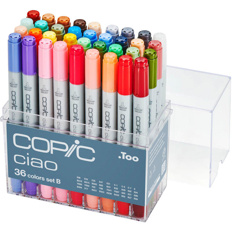 Copic Marker Ciao Set B , 36 Stück, assortiert