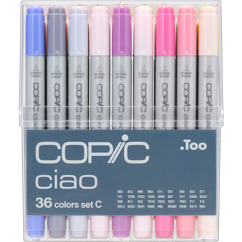 Copic Marker Ciao Set C , 36 Stück, assortiert