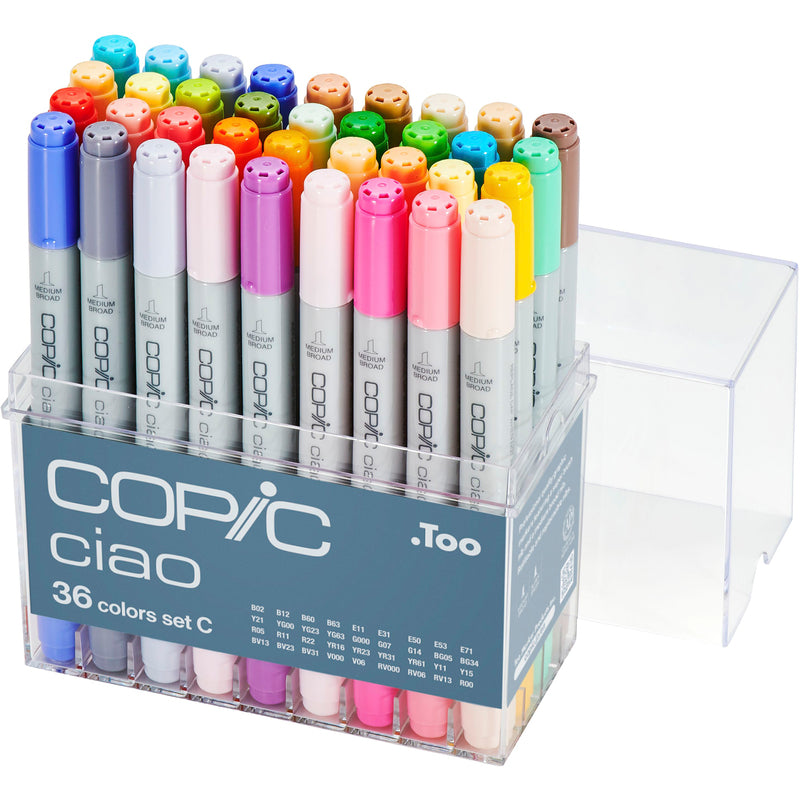 Copic Marker Ciao Set C , 36 Stück, assortiert