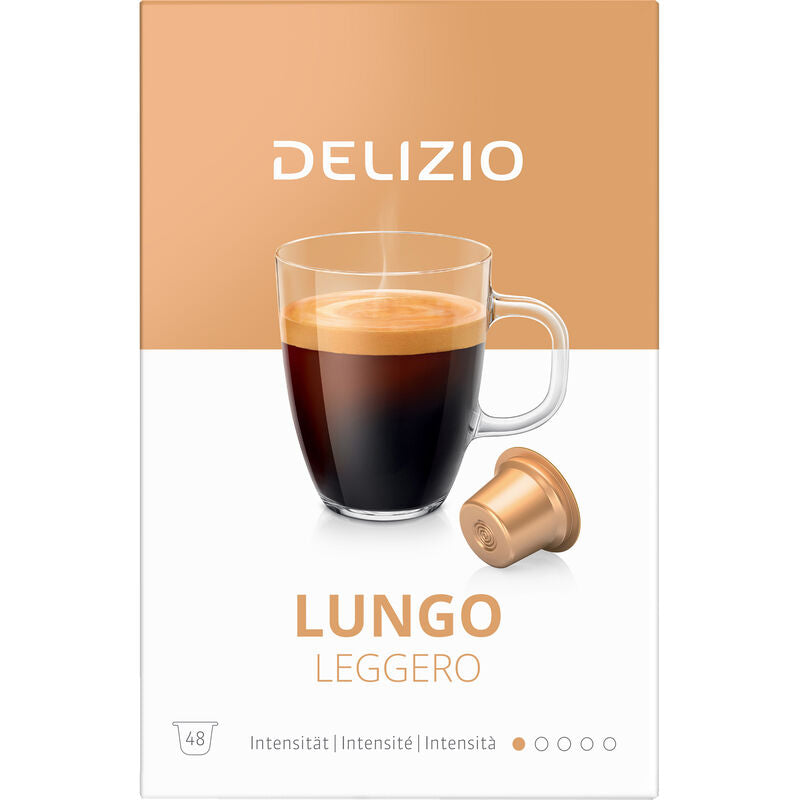 Delizio - Kaffeekapseln Lungo Leggero, 48 Stück
